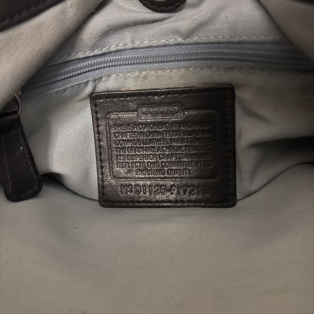 Coach SoHo Lynn Hobo Shoulder Bag Black Leather Purse Y2K D1126-F17219 READ DESC - Picture 6 of 12